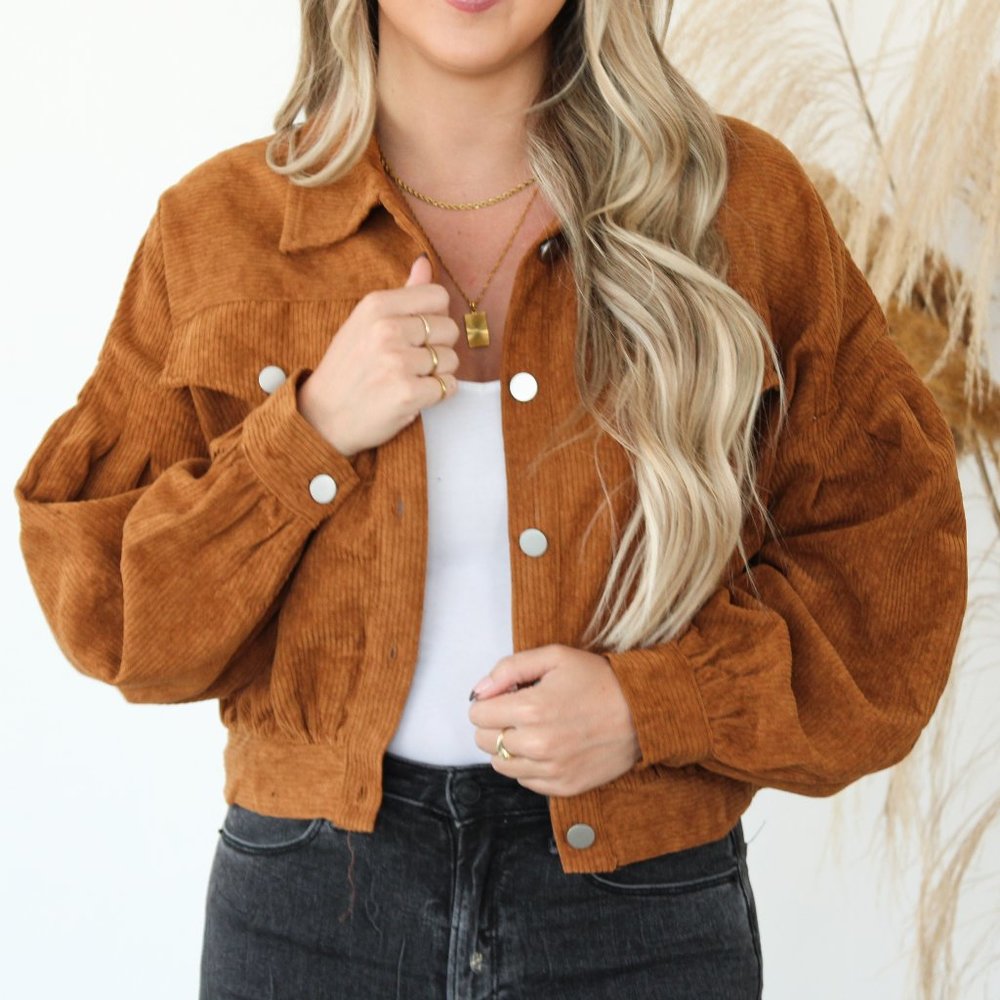 Brown Corduroy Jacket Sizes S M L
